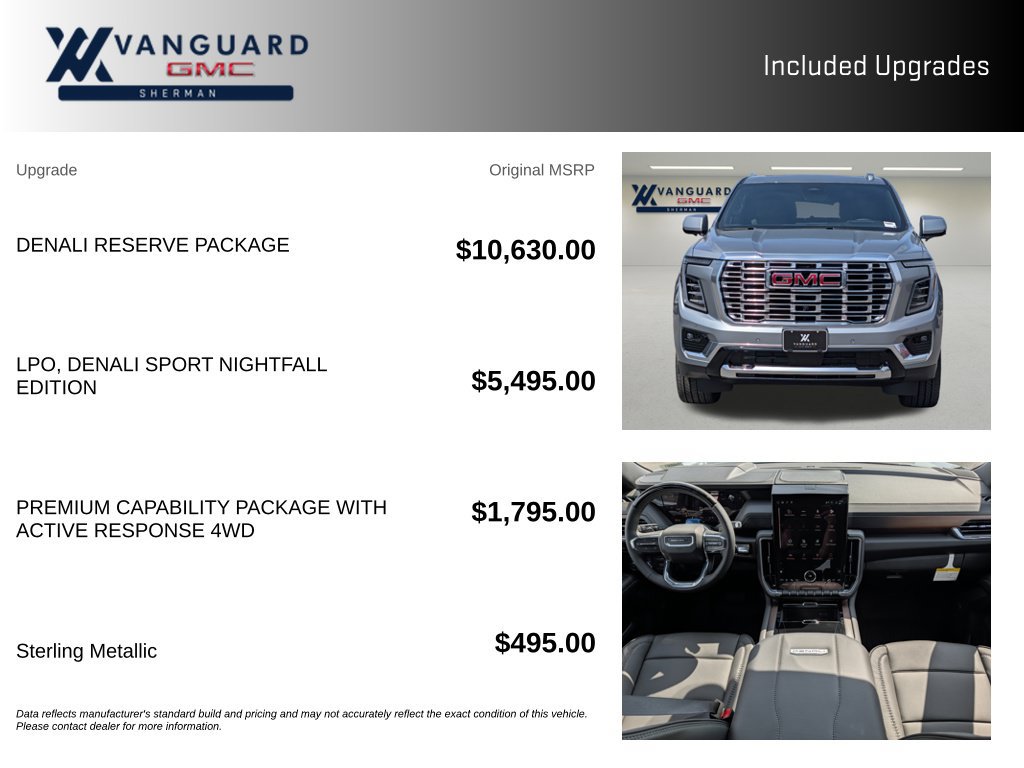 New 2026 GMC Yukon Denali w/ Denali Reserve Package AWD/4WD image 9