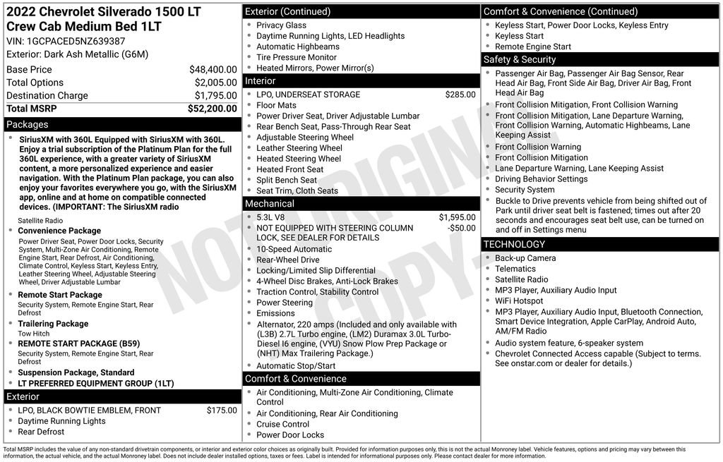 Used 2022 Chevrolet Silverado 1500 LT RWD image 42
