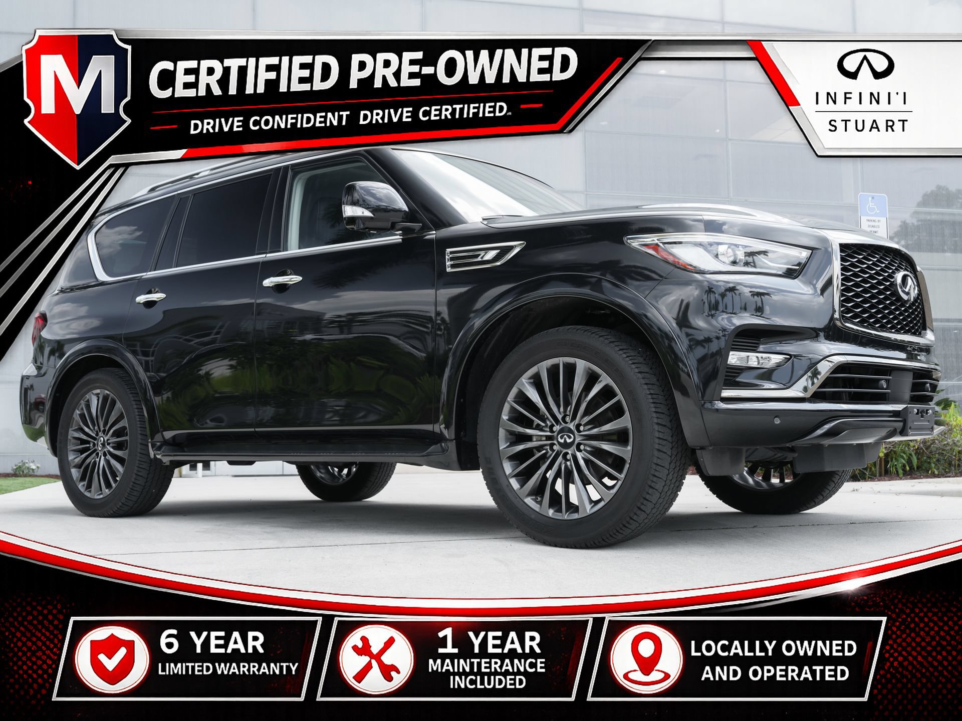 Certified 2023 INFINITI QX80 Premium Select w/ Cargo Package