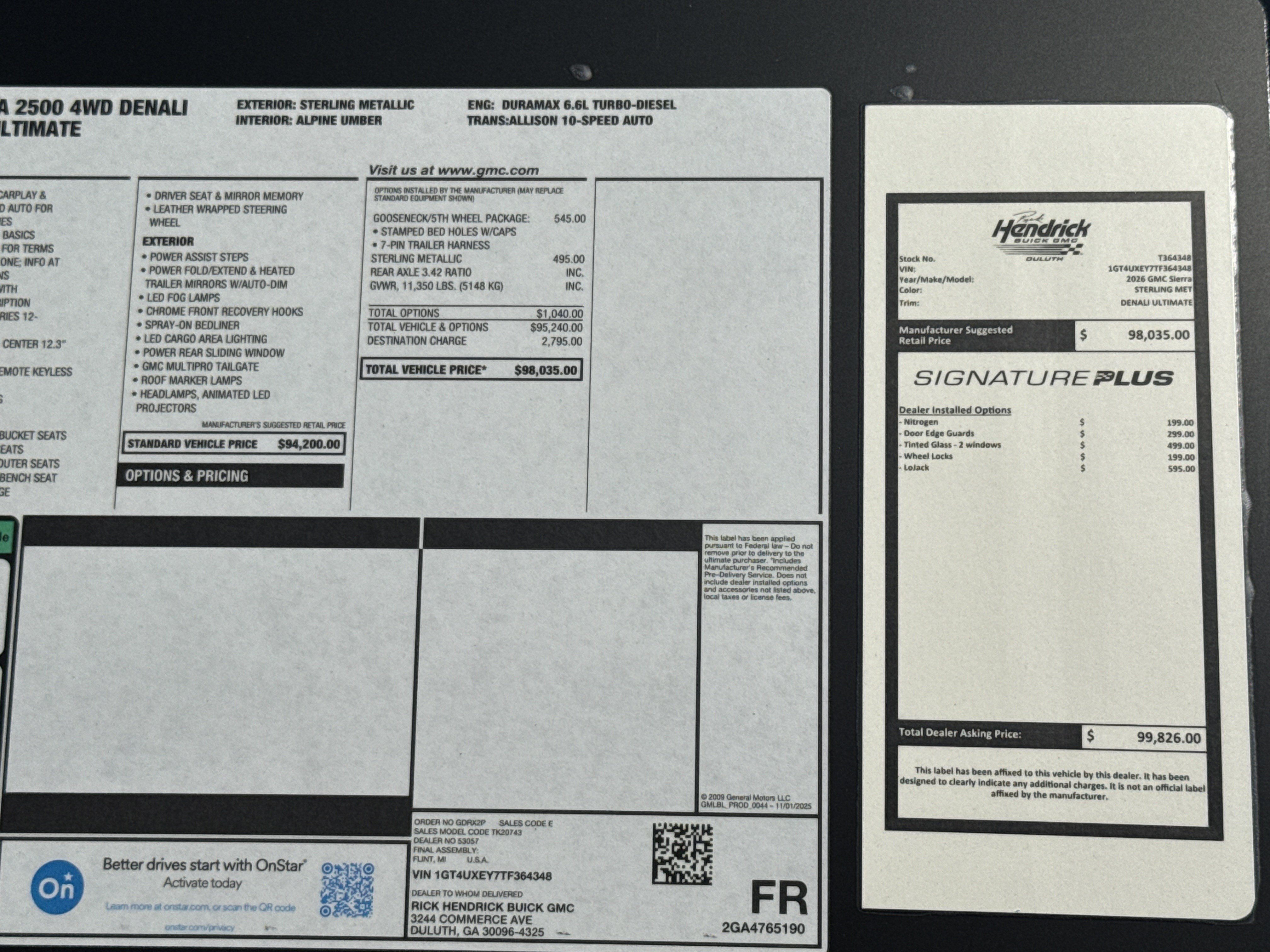 New 2026 GMC Sierra 2500 Denali Ultimate AWD/4WD image 40