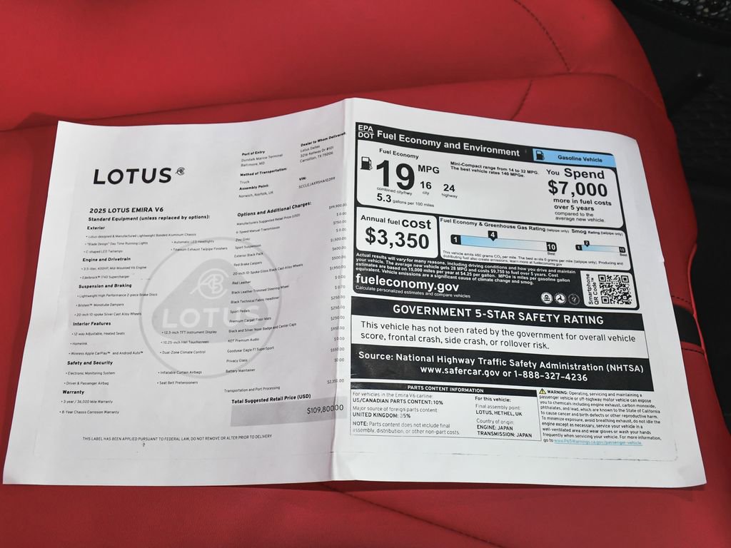 Used 2025 Lotus Emira image 57