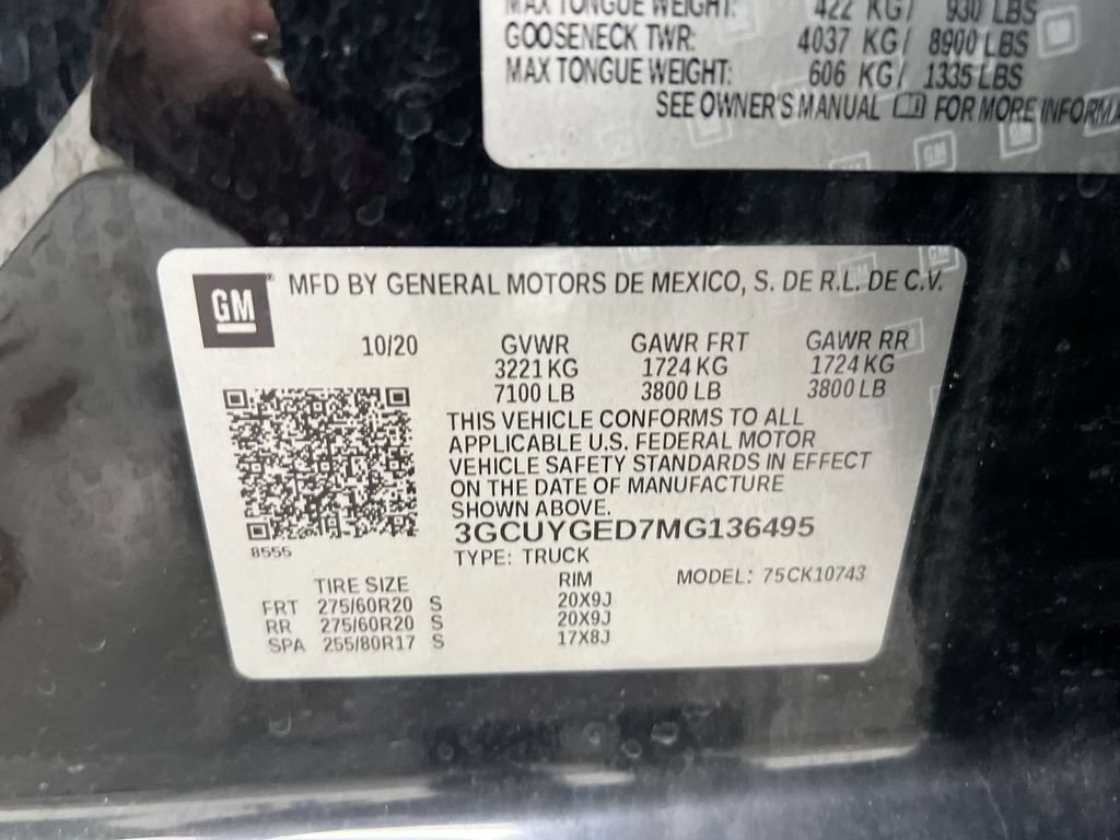Used 2021 Chevrolet Silverado 1500 LTZ AWD/4WD image 27
