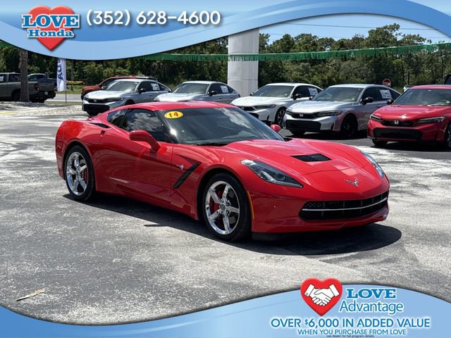 Used 2014 Chevrolet Corvette Stingray Coupe w/ 3LT Preferred Equipment Group RWD image 1