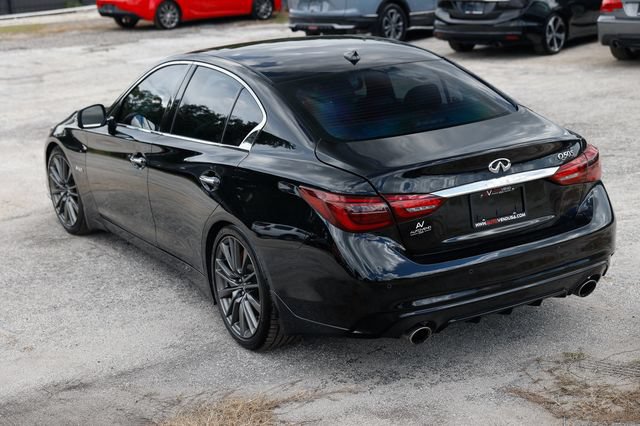 Used 2018 INFINITI Q50 Red Sport 400 w/ Sensory Package (Sport) RWD image 8