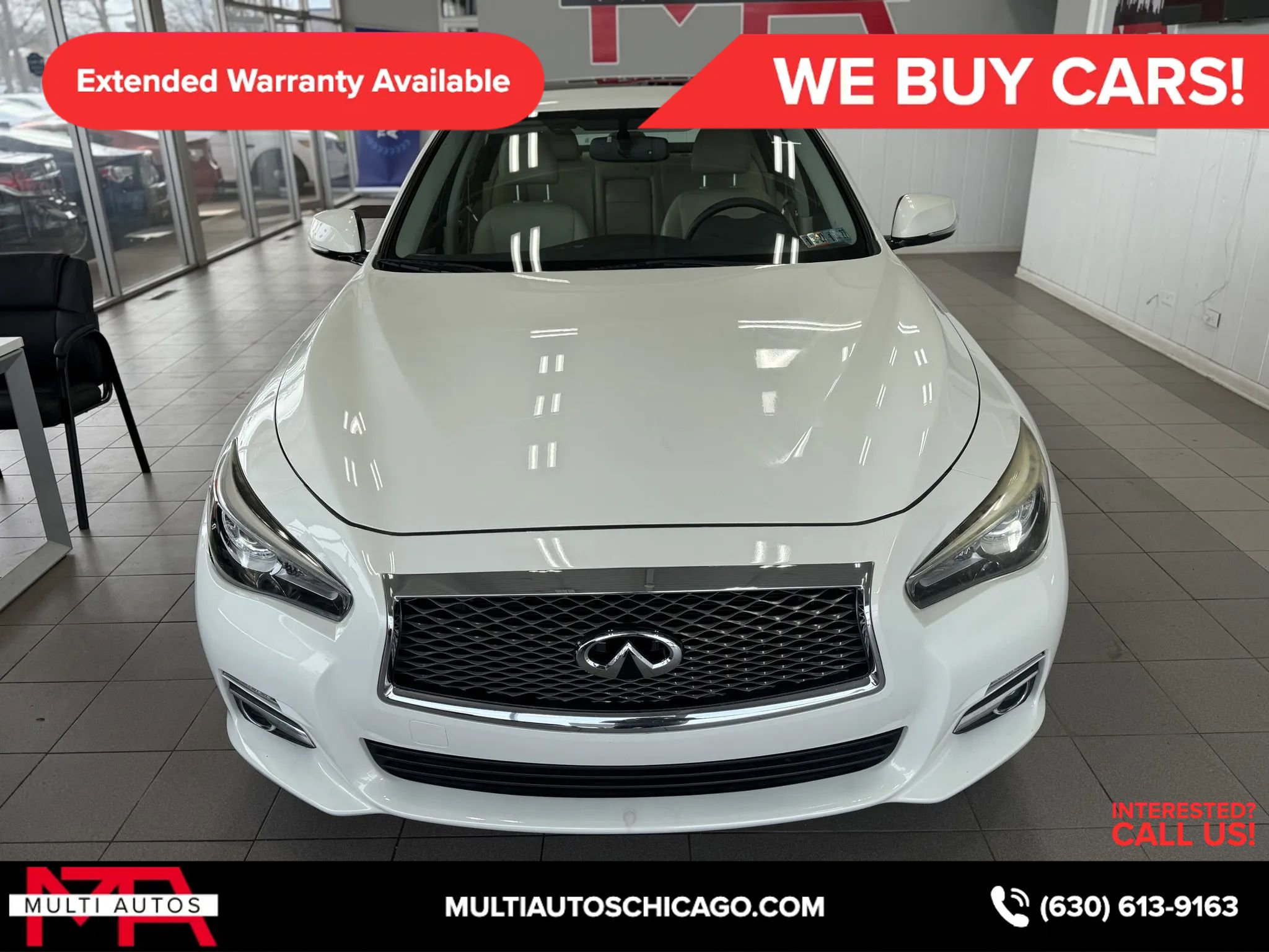 Used 2014 INFINITI Q50 Premium w/ Navigation Package AWD/4WD image 7