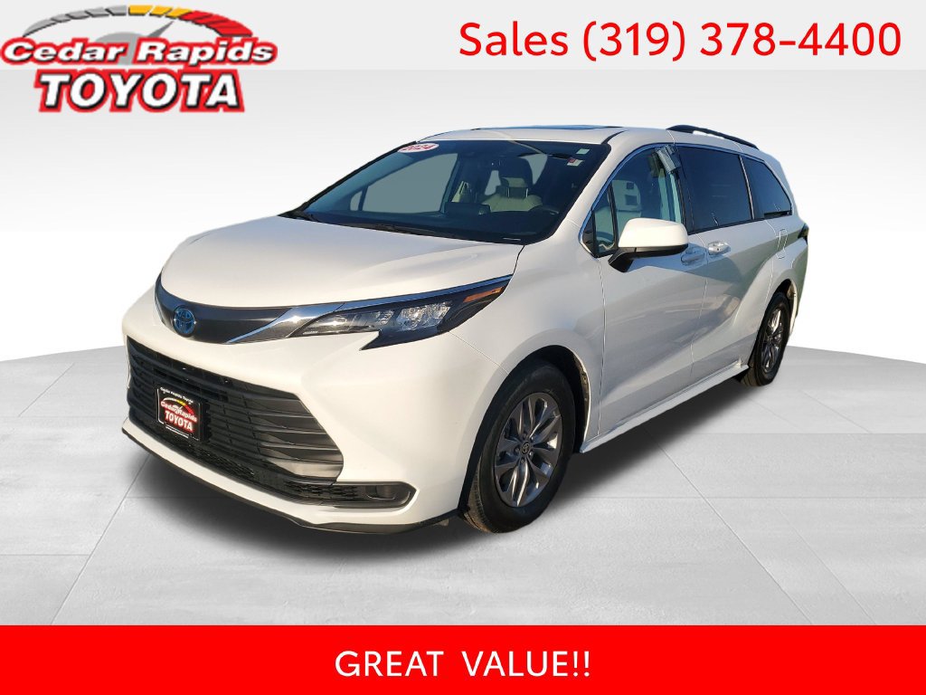 Certified 2024 Toyota Sienna LE w/ LE Plus Package