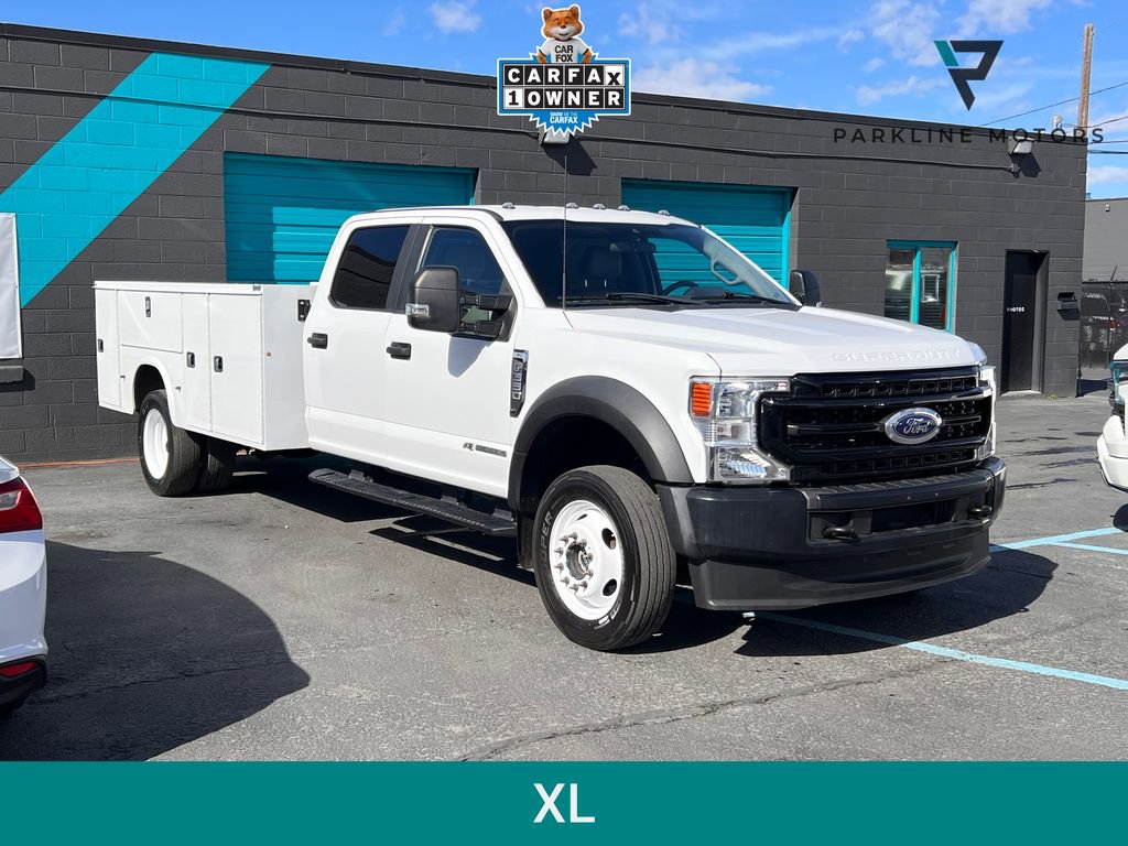 Used 2022 Ford F550 4x4 Crew Cab Super Duty w/ Power Equipment Group image 1