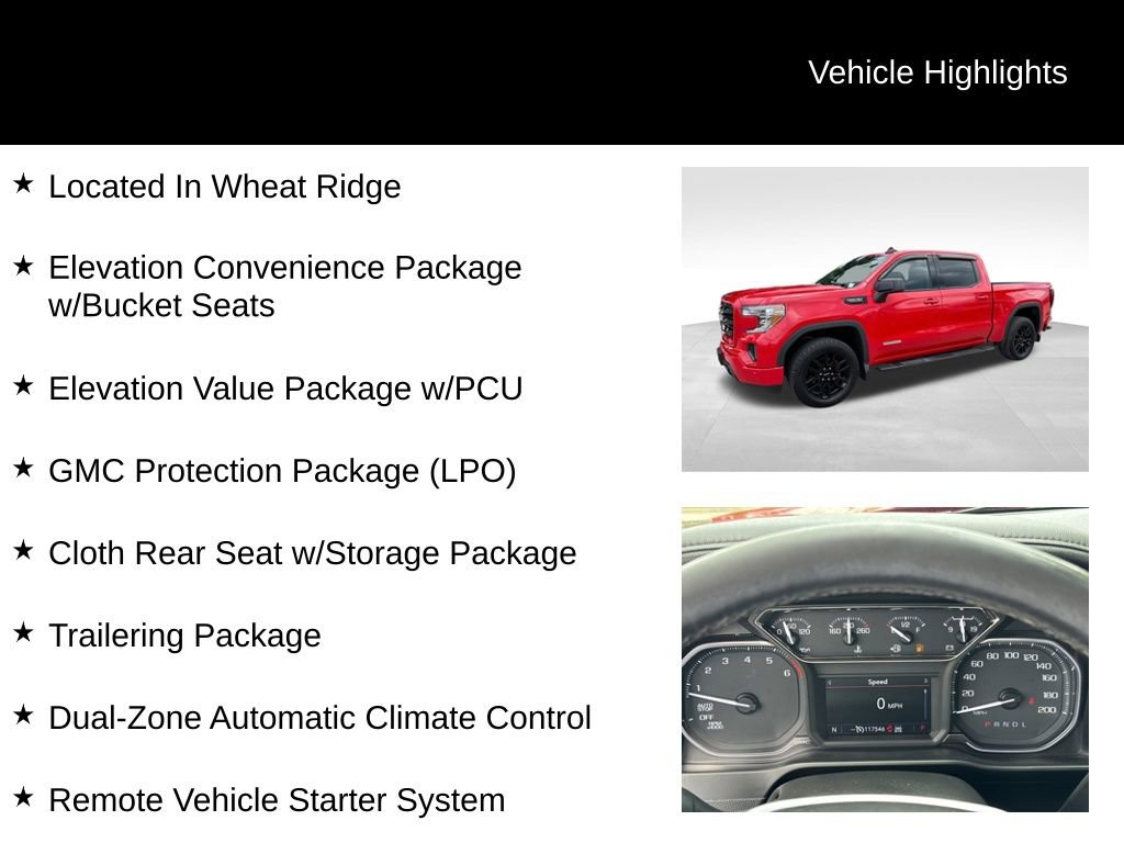 Used 2020 GMC Sierra 1500 Elevation w/ Elevation Value Package AWD/4WD image 9