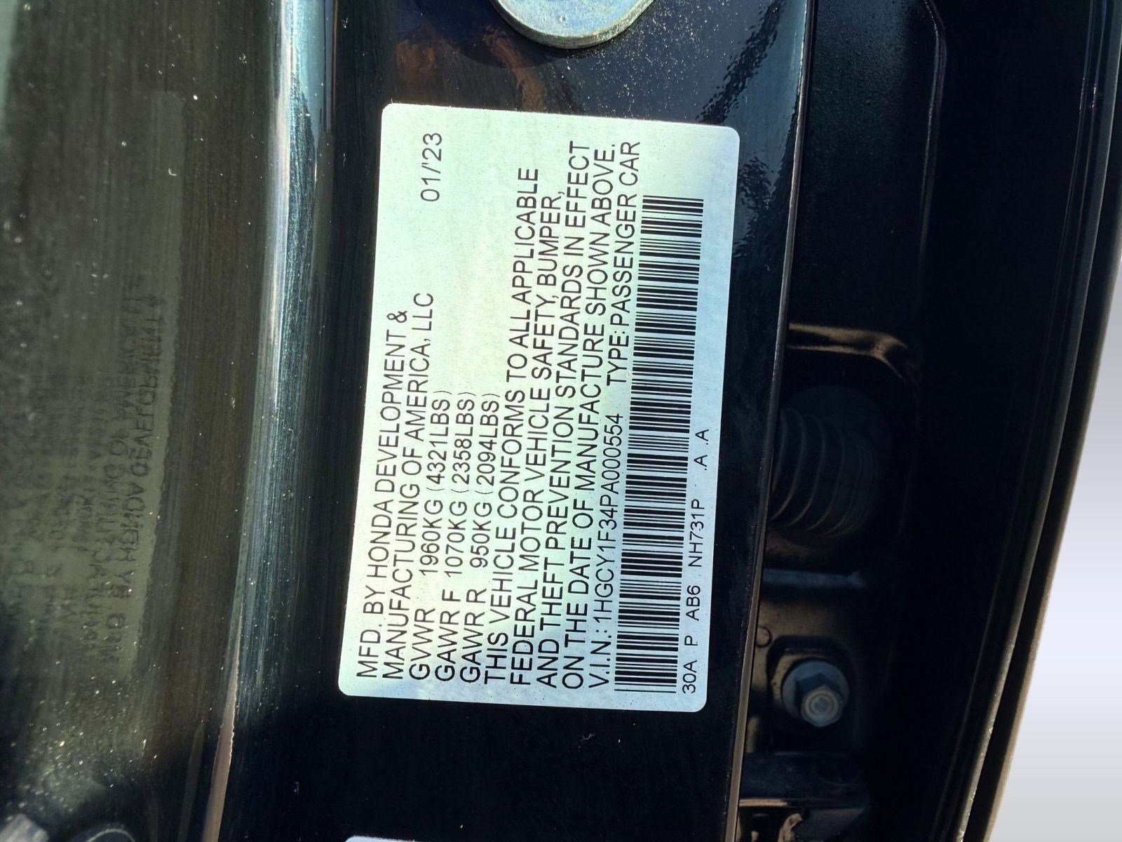 Used 2023 Honda Accord EX image 19