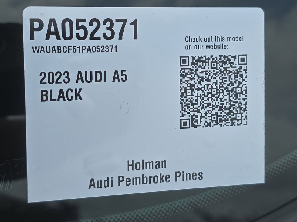 Certified 2023 Audi A5 2.0T Premium w/ Convenience Package AWD/4WD image 28