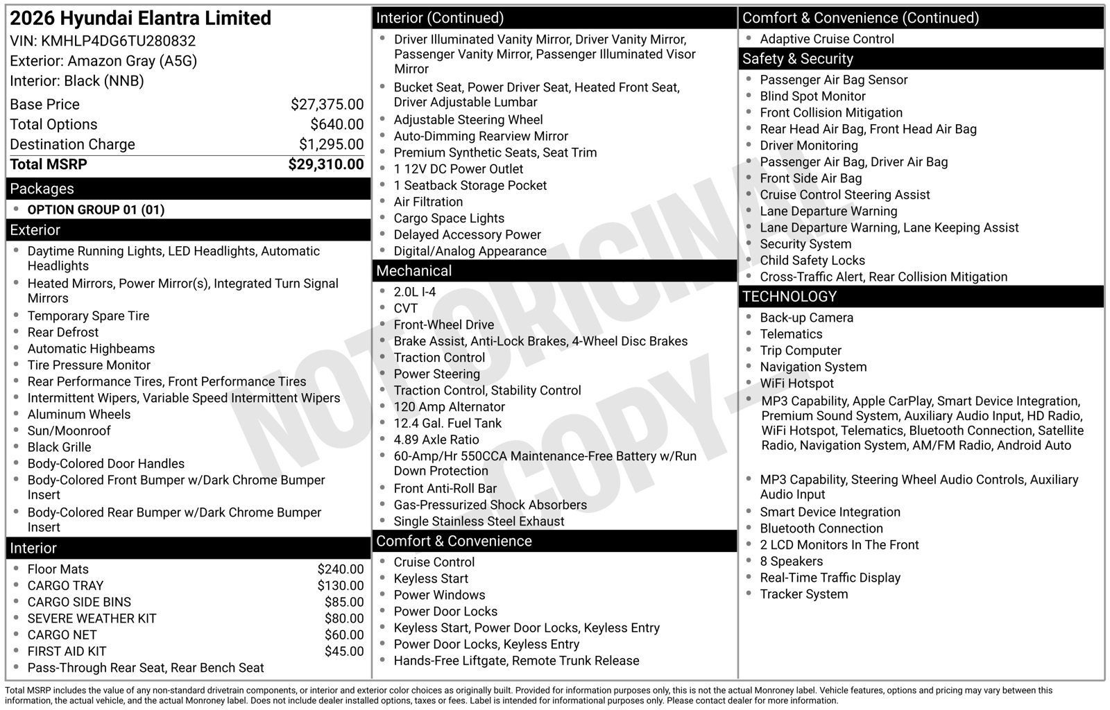 New 2026 Hyundai Elantra Limited FWD image 27