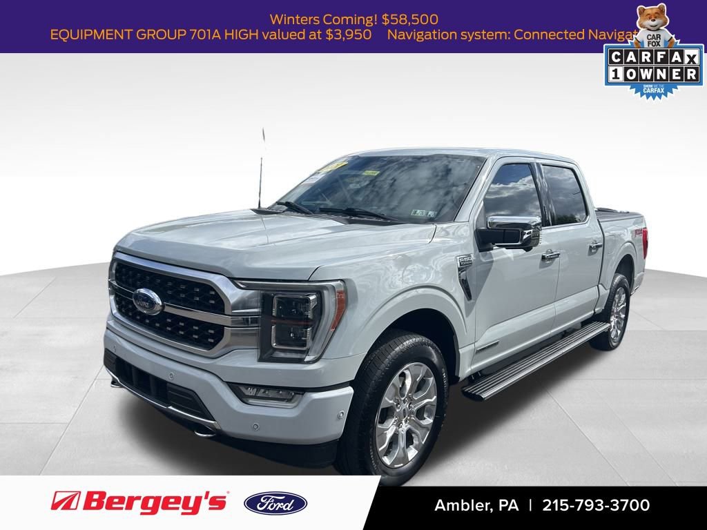 Certified 2023 Ford F150 Platinum w/ Equipment Group 701A High