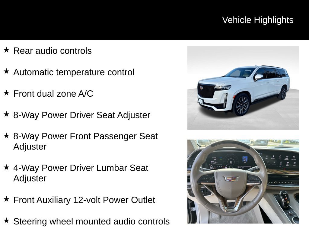 Used 2023 Cadillac Escalade ESV Sport Platinum AWD/4WD image 16