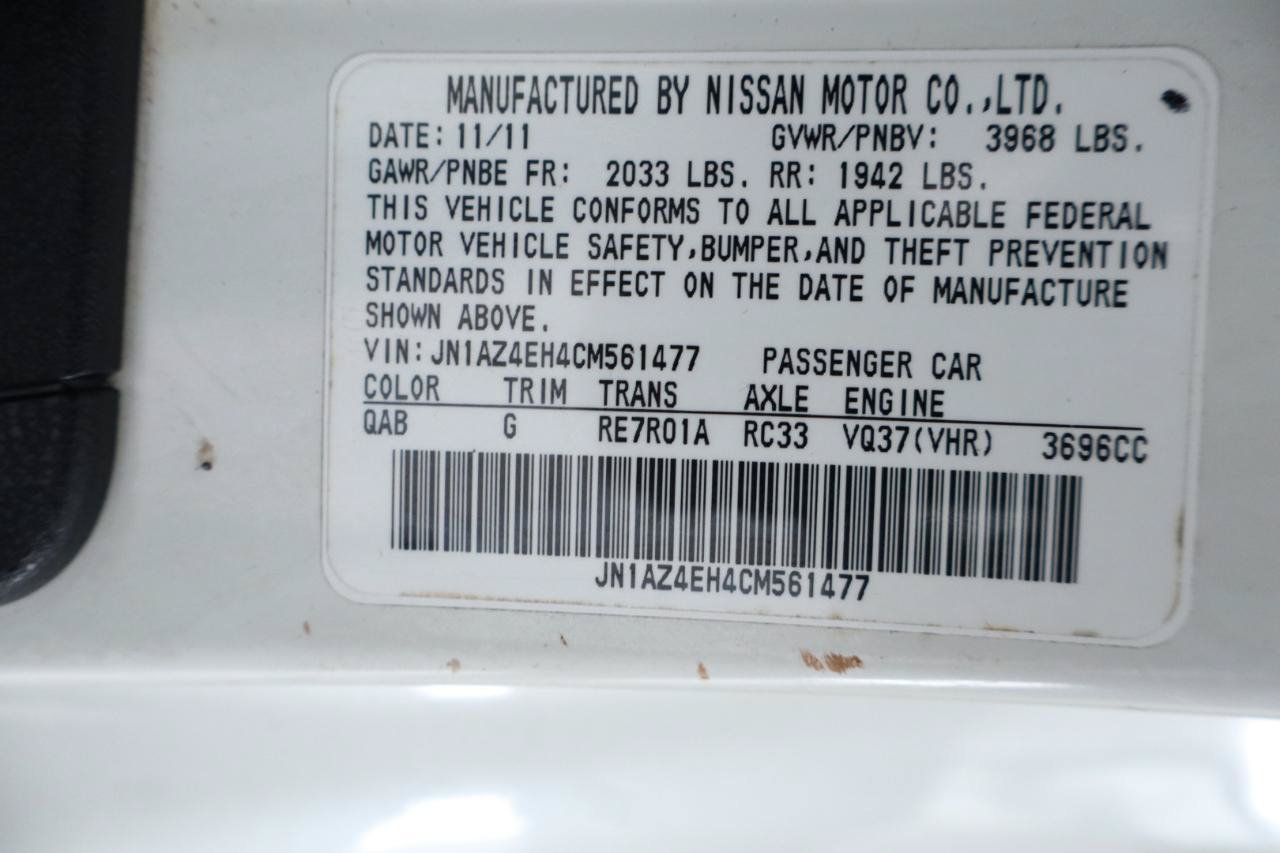 Used 2012 Nissan 370Z Touring w/ Sport Pkg RWD image 38