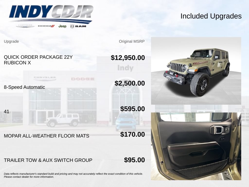 Used 2025 Jeep Wrangler Unlimited Rubicon AWD/4WD image 4