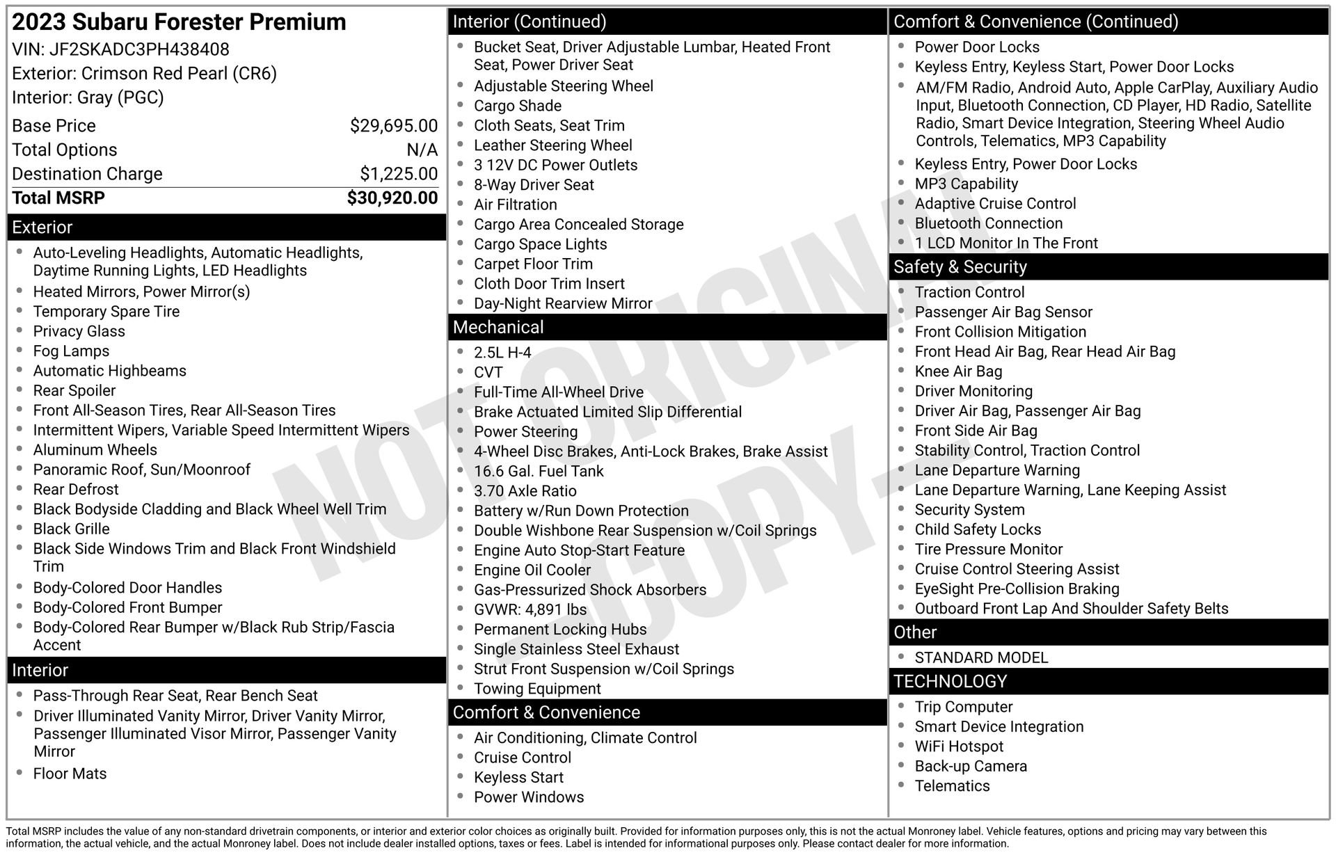 Used 2023 Subaru Forester Premium image 5