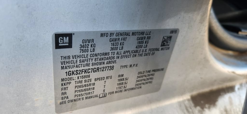 Used 2016 GMC Yukon XL SLE AWD/4WD image 5