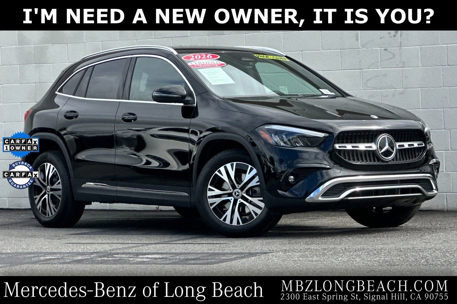 Certified 2026 Mercedes-Benz GLA 250