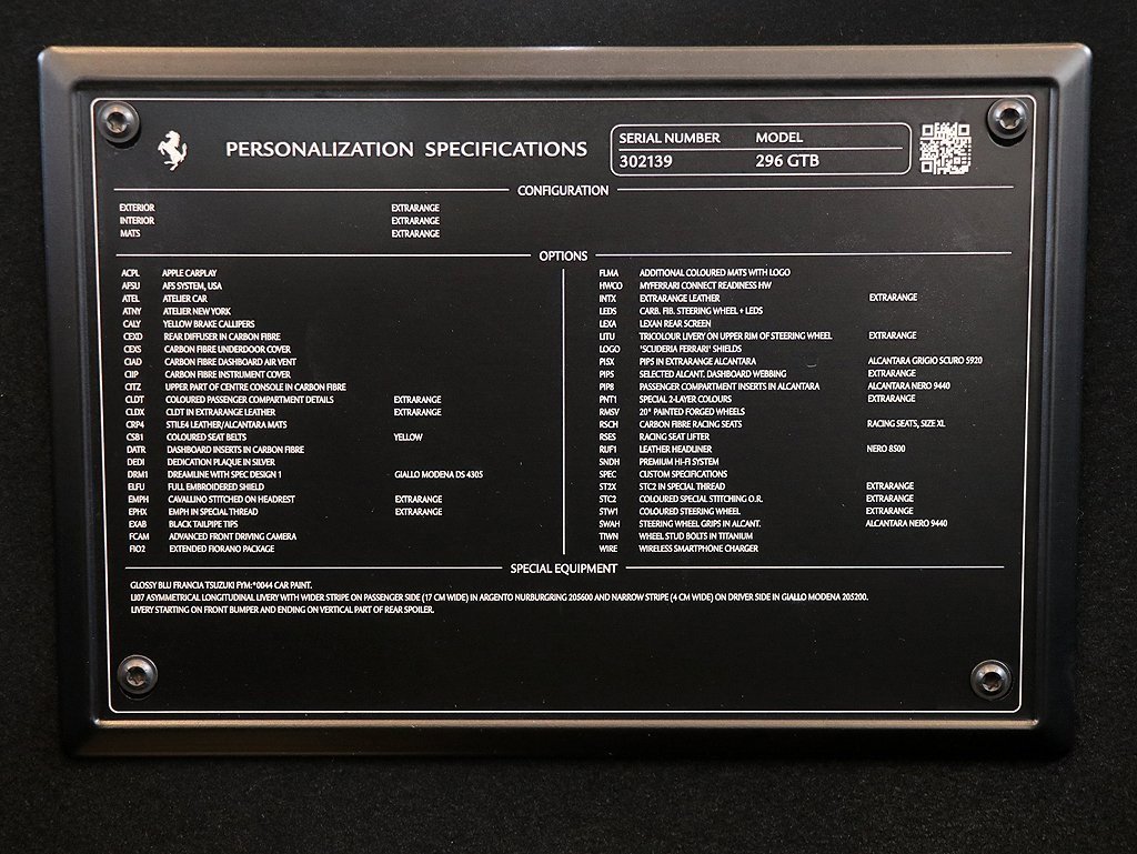 Certified 2024 Ferrari 296 GTB image 62