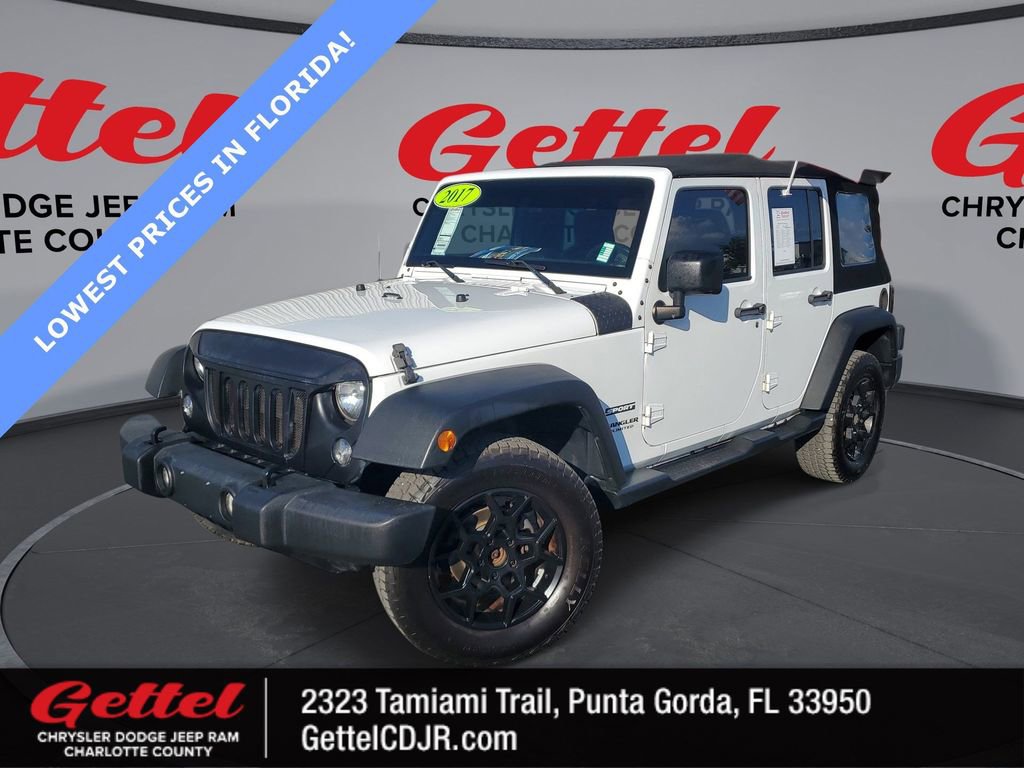 Used 2017 Jeep Wrangler Unlimited Sport w/ Quick Order Package 24S
