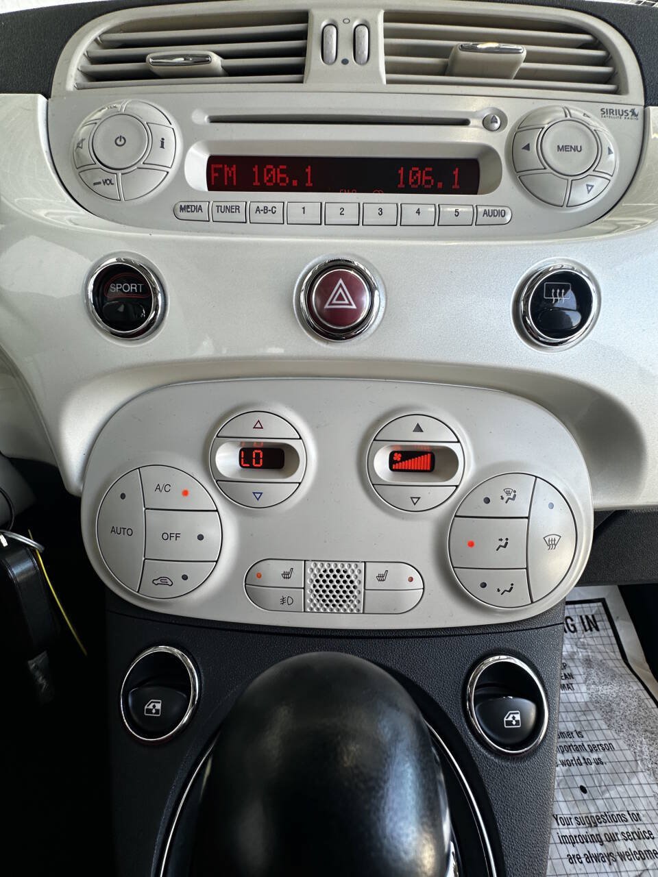 Used 2013 FIAT 500 Lounge w/ Luxury Leather Pkg FWD image 20