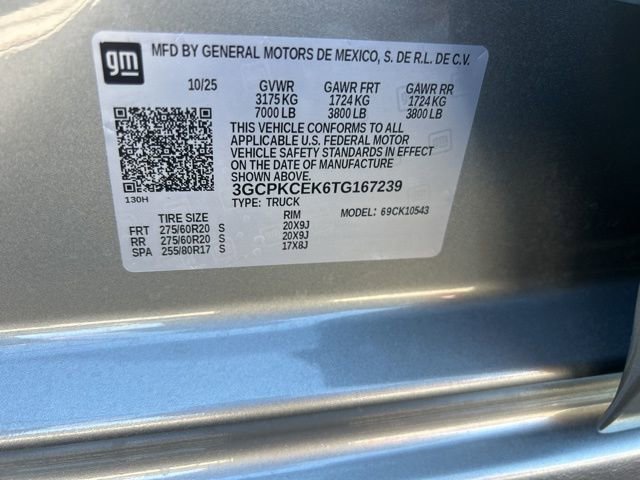 New 2026 Chevrolet Silverado 1500 Custom Trail Boss w/ Turbomax Blackout Package image 36