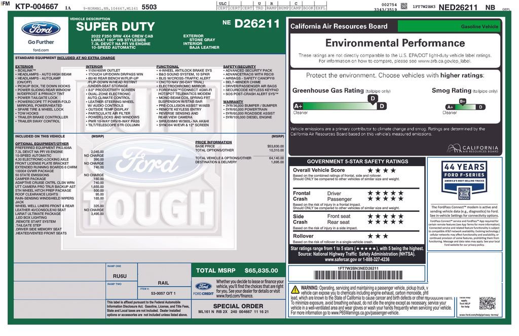 Used 2022 Ford F250 Lariat w/ Lariat Ultimate Package image 2