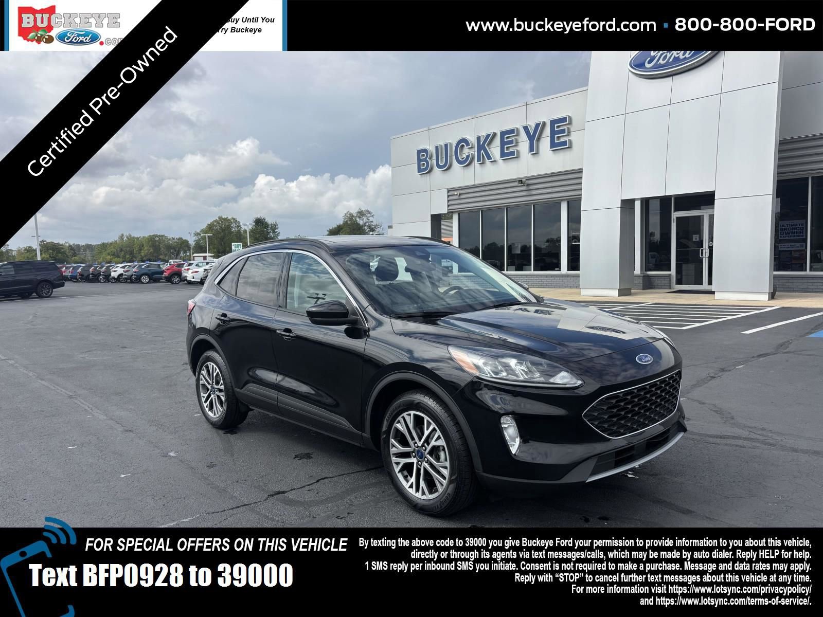 Certified 2022 Ford Escape SEL