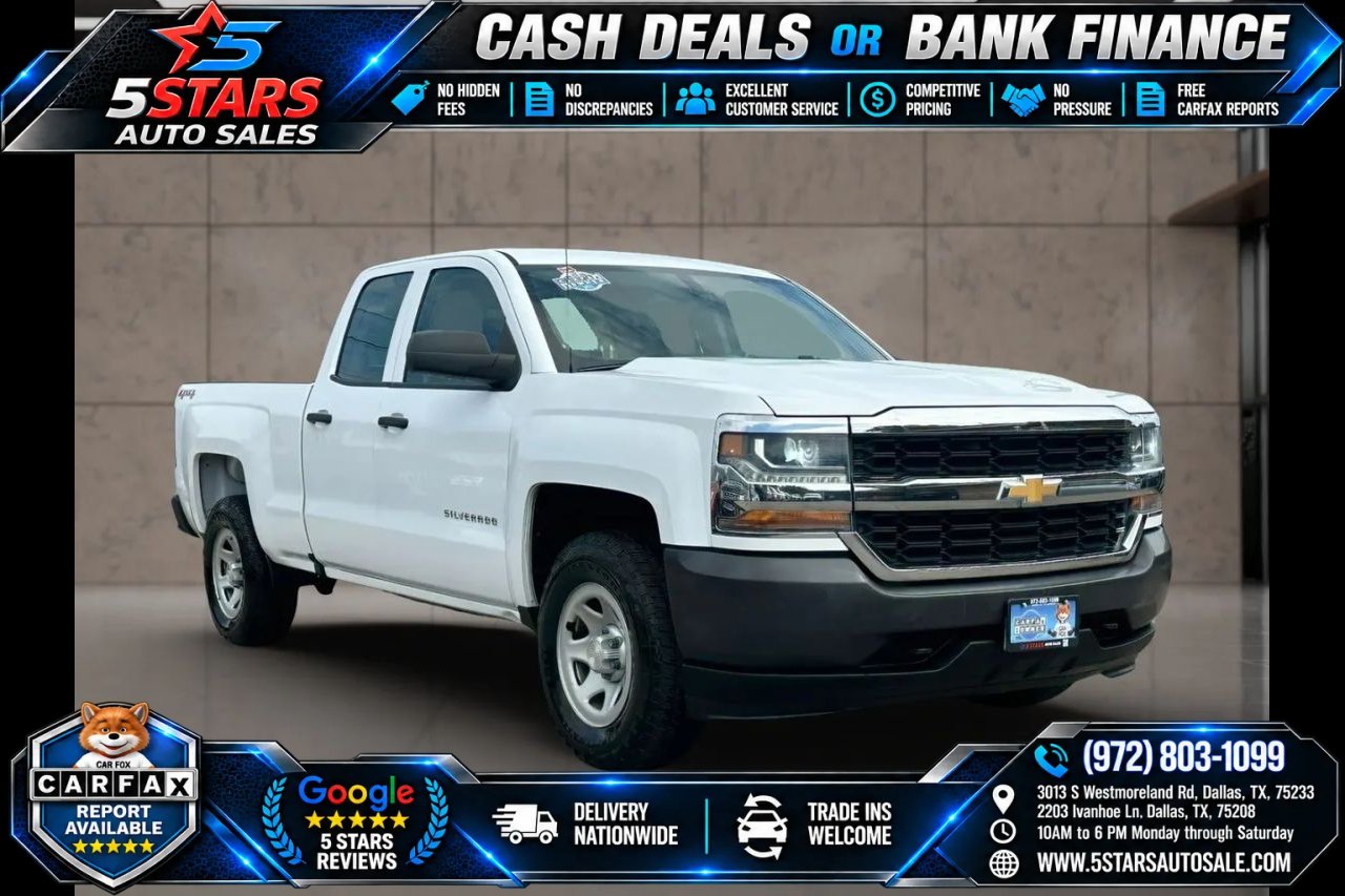 Used 2017 Chevrolet Silverado 1500 W/T AWD/4WD image 1