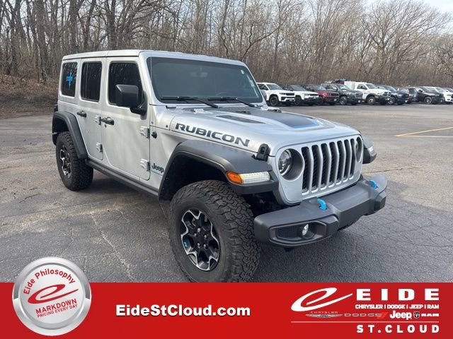 Used 2023 Jeep Wrangler Unlimited Rubicon 4xe w/ Cold Weather Group image 1