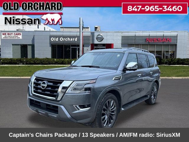 Used 2024 Nissan Armada Platinum w/ Captain's Chairs Package AWD/4WD image 1