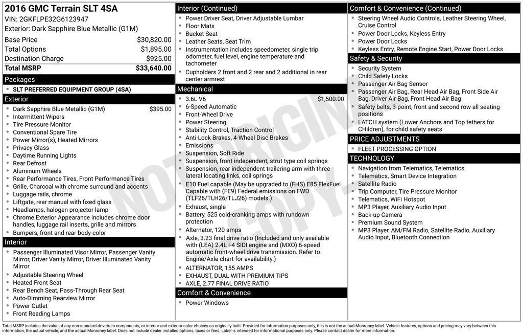 Used 2016 GMC Terrain SLT image 6