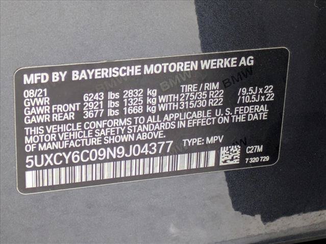 Used 2022 BMW X6 xDrive40i w/ M Sport Package AWD/4WD image 27