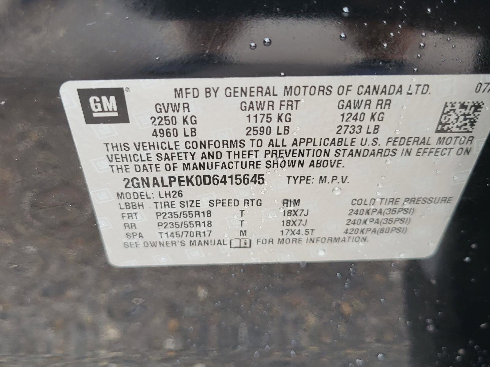 Used 2013 Chevrolet Equinox LT w/ Safety Package image 34