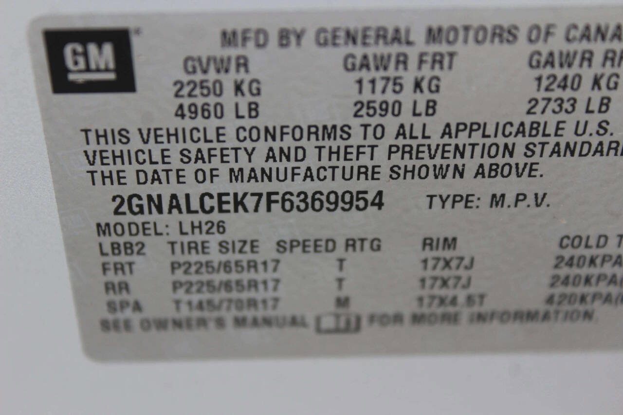 Used 2015 Chevrolet Equinox LT w/ Power Convenience Package image 10