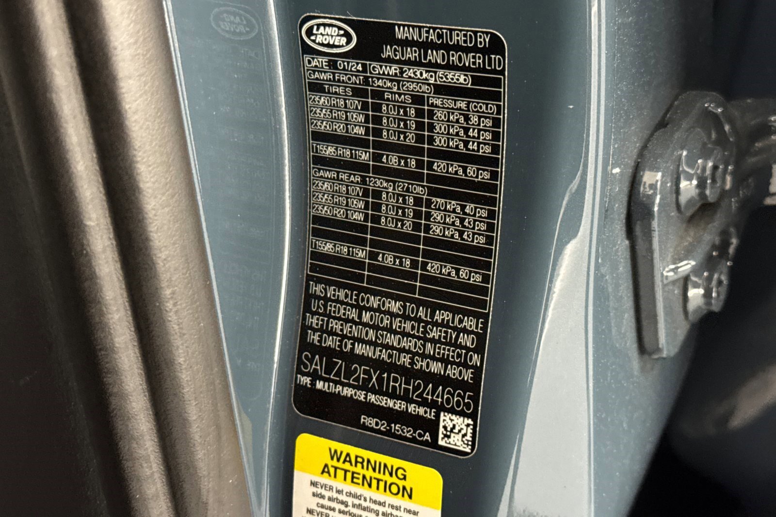 Used 2024 Land Rover Range Rover Evoque Dynamic SE image 21