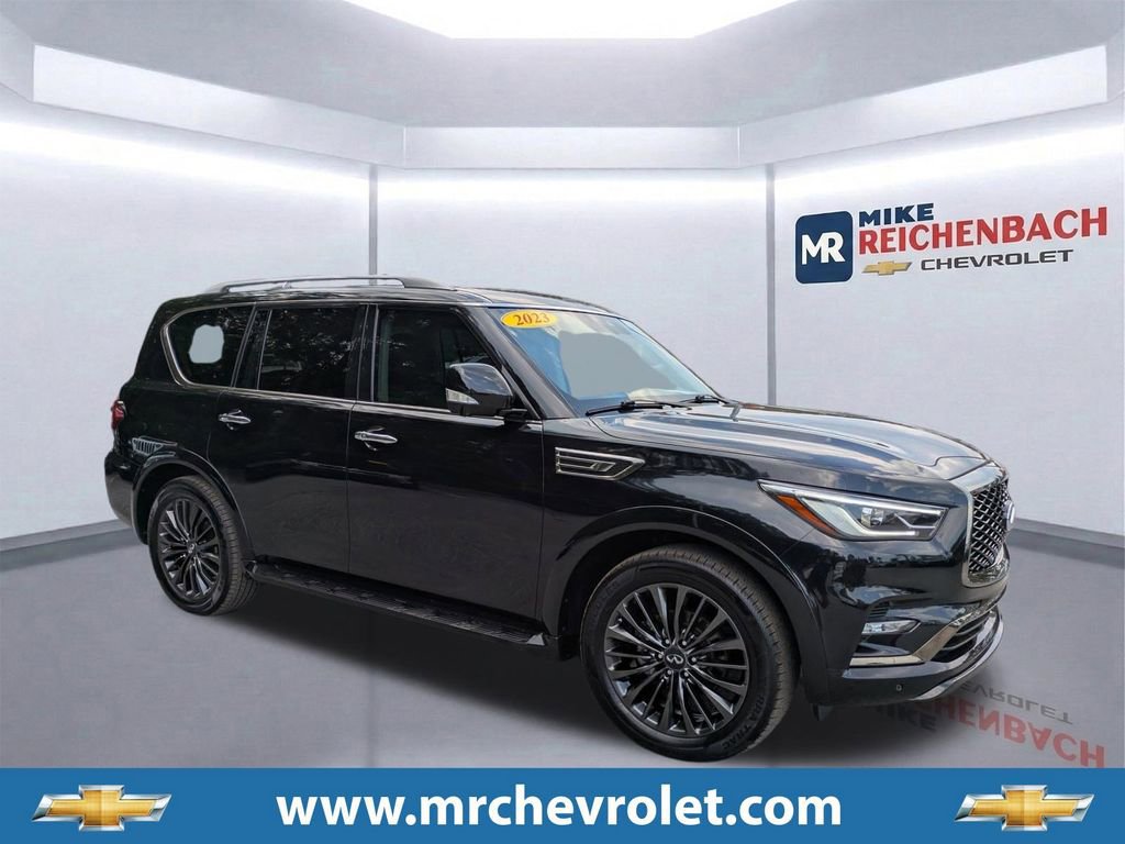 Used 2023 INFINITI QX80 Premium Select w/ All-Season Package RWD image 1