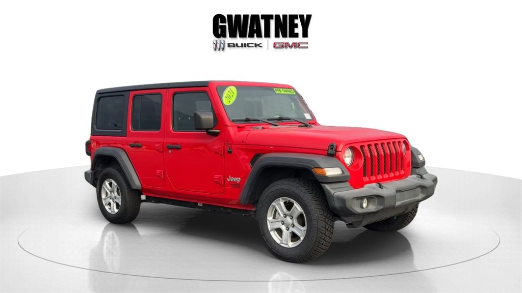 Used 2021 Jeep Wrangler Unlimited Sport S image 1