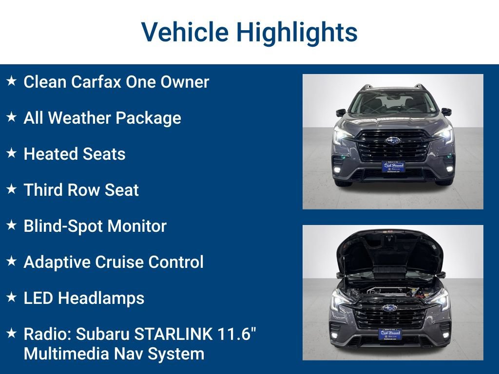 Used 2023 Subaru Ascent Onyx Edition Limited AWD/4WD image 3