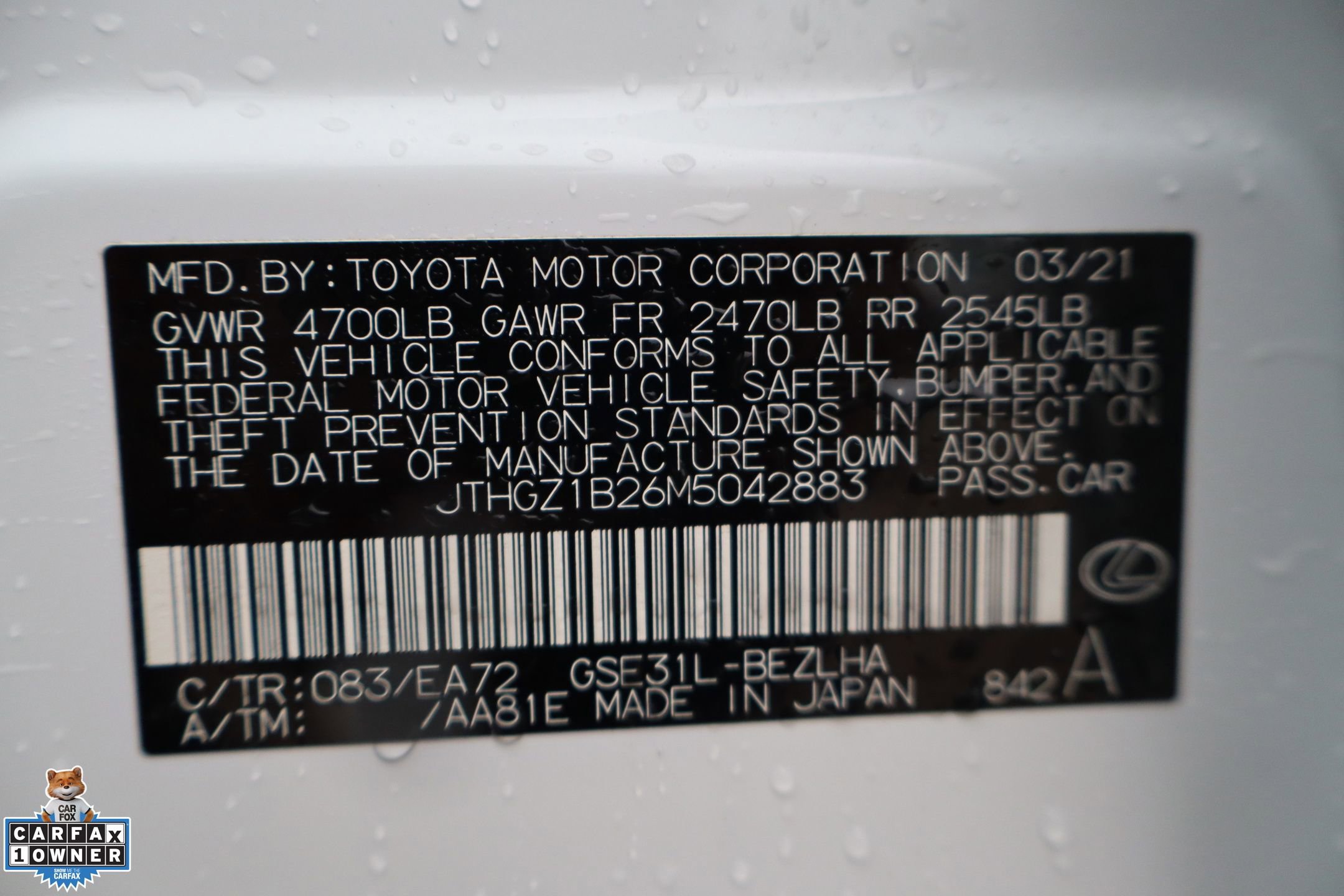 Used 2021 Lexus IS 350 F Sport w/ Navigation Package RWD image 29