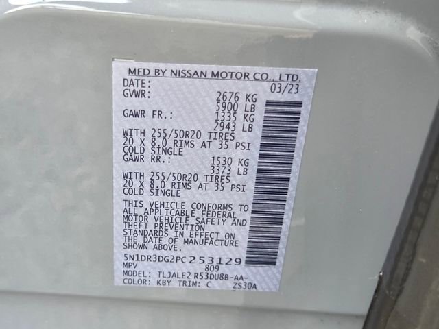 Used 2023 Nissan Pathfinder Platinum w/ Cargo Package FWD image 25