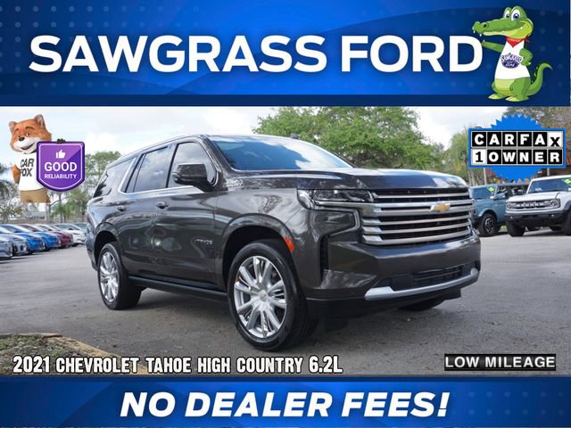 Used 2021 Chevrolet Tahoe High Country w/ Premium Package image 1