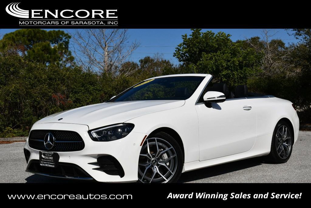 Used 2023 Mercedes-Benz E 450 4MATIC Cabriolet w/ AMG Line image 1