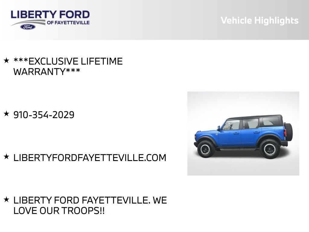 Used 2024 Ford Bronco Outer Banks w/ Sasquatch Package AWD/4WD image 5