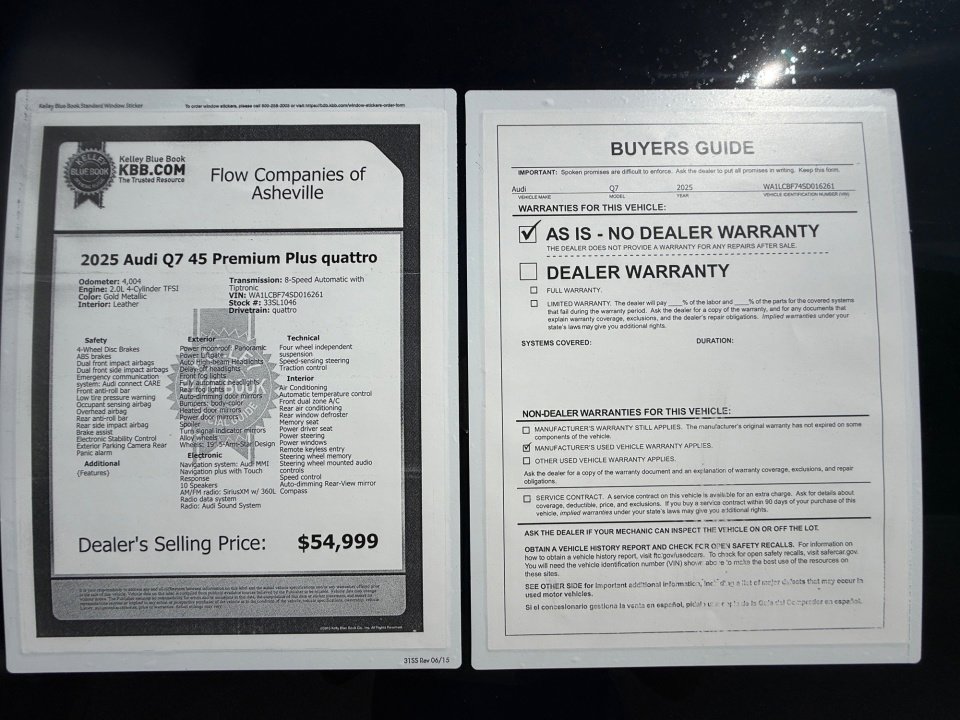 Used 2025 Audi Q7 2.0T Premium Plus w/ Premium Plus Package image 33