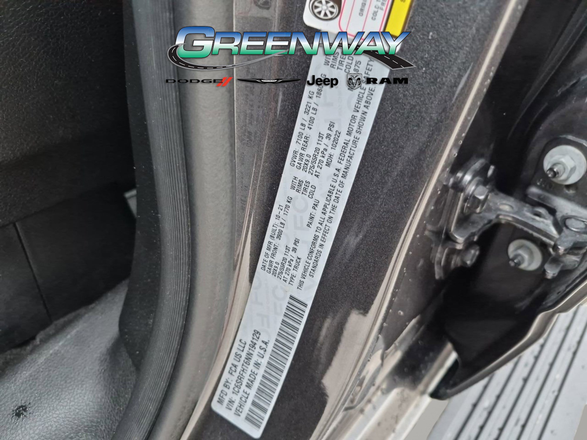 Used 2022 RAM 1500 Limited w/ Body Color Bumper Group AWD/4WD image 28