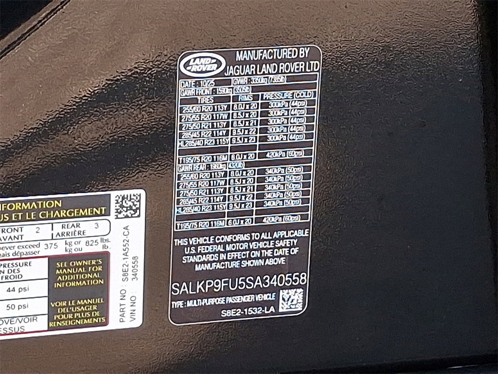 New 2025 Land Rover Range Rover SE image 16