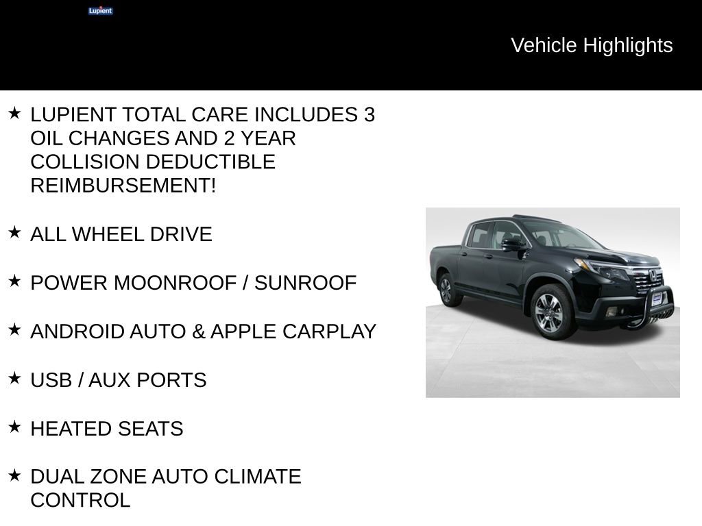 Used 2019 Honda Ridgeline RTL-T image 5