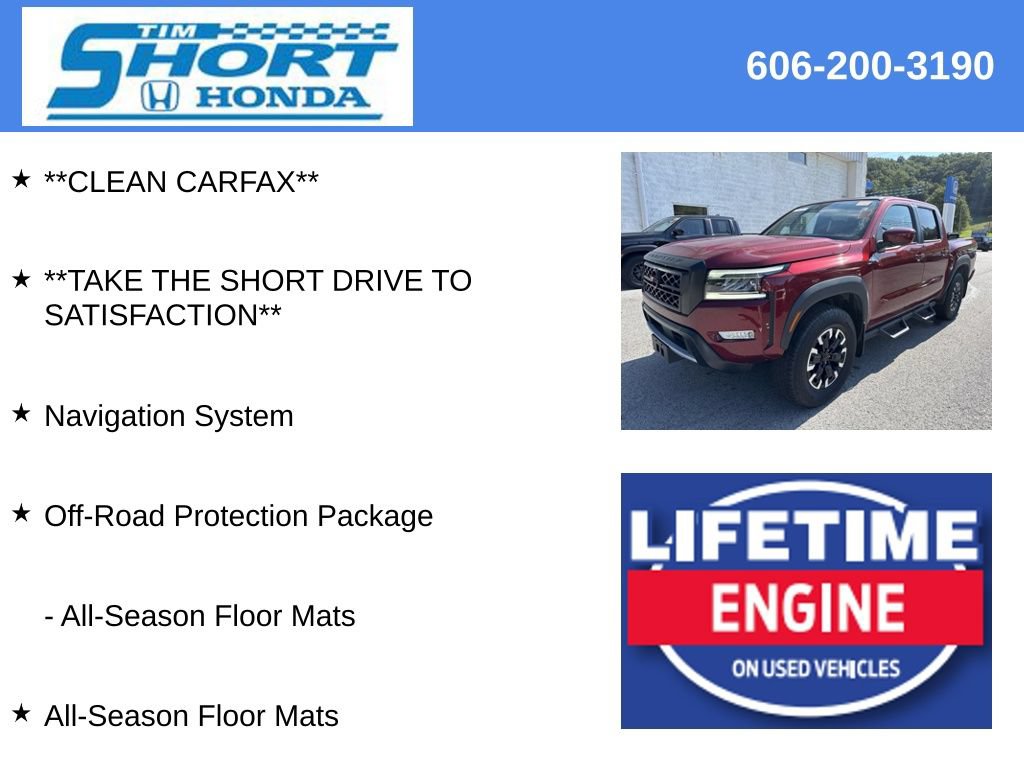 Used 2024 Nissan Frontier PRO-4X w/ Technology Package AWD/4WD image 5