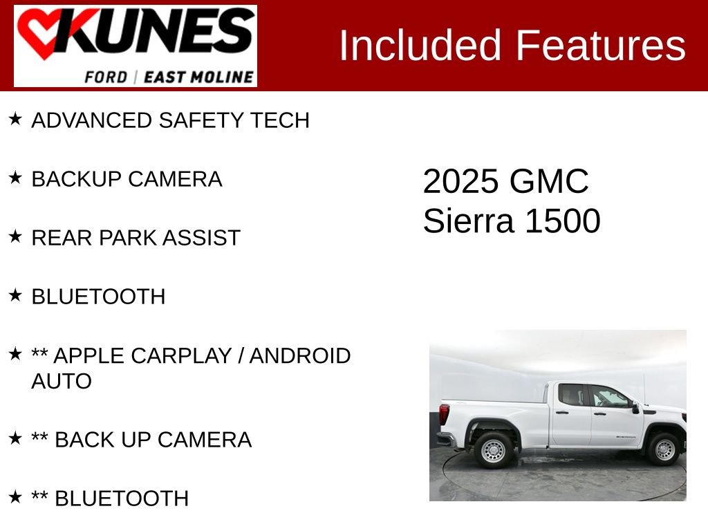 Used 2025 GMC Sierra 1500 Pro w/ Pro Value Package image 2